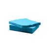 Party Essentials Paper 2-Ply Square Color Napkins, 9.875" x 9.875" Cocktail Beverage, Bright Blue, 96-Count view 1