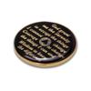 2 Year Sobriety Coin | Glitter Triplate AA Chip Recovery Anniversary Token (Silver) view 4