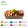 EcoQuality 34oz Compostable Eco Friendly Container Trays - Rectangular Oblong Tree Free Sugarcane Bagasse Meal Prep Bento Boxes Take Out Catering Microwavable Deep Container (100) view 2