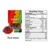 4 Pound DABC OAK LAND Premium Jujube Red Dates, 100% Natural Red Date (Hong Zao) High Vitamins, High Nutrition, Health Snack, Selected Dried Fruit, Big & Delicious Packed in USA  1LB/ 4 Bags view 2