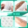 60 Pieces Transparent Stretch Adhesive Bandage Waterproof Wound Bandages Shower Waterproof Patch Clear Adhesive Bandages Protective Transparent Film for Swimming Showering (6 x 7 Inches) view 4