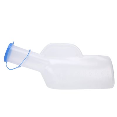 1000ml Plastic Urinal for Men, Male Bedridden Patient Urine Bottle, Portable Pee Jar for Car Travel, Camping, Festivals, Suitable for Children and Elderly