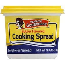Madame Gougousse Butter Flavored Cooking Spread (2 packs)