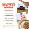Sunrise Flour Mill USDA Organic 7-Grain Heritage Pancake Mix- 2 lbs | Enjoy Fluffy & Tasty Waffles | Easier to Digest with Less Bloating | Zero Additives view 3