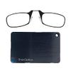 ThinOptics Stainless Steel Slim Wallet with Readers/Reading Glasses Rectangular, Black, Black, 2.5 view 3