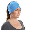 Aculief Headache, Migraine, & Stress Relief Hat - Natural Ice Mask for Tension & Muscle PainSupports Relaxation, Soreness, Sinus Alleviation, Chemo -Stretchy, Comfortable, & Cool WearableLight Blue view 4