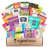Deluxe GLUTEN FREE and VEGAN (Dairy Free) Snacks Care Package: Delicious Protein Bars, Cookies, Chips, Puffs, Fruit & Nuts, Healthy Gift Basket Alternative, Snack Variety Pack, College Student Care Package view 1