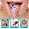 [2 pack] KN FLAX Tongue Scraper [Medical Grade] Reduce Bad Breath Maintains Oral Care 100% BPA Free Metal Tongue Scraper, Tongue Cleaner for Adults and Kids, Easy to Use with Non-Synthetic Handle view 2