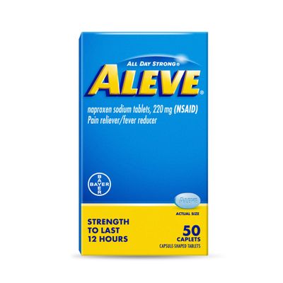 Aleve Pain Relief Naproxen Sodium Caplets  50 Count