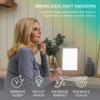 Verilux HappyLight Luxe - Light Therapy Lamp with 10,000 Lux, UV-Free, LED Bright White Light with Adjustable Brightness, Color, Countdown Timer, & Stand - Boost Mood, Sleep, Focus (Champagne Gold) view 2
