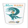Amputee Sock "Mermaid Moon Turqoise wh bgnd 001 V2" view 1