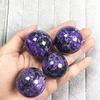 1PC 30MM-35MM Natural Purple Charoite Spheres Crystal Ball for Healing view 1