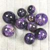 1PC 30MM-35MM Natural Purple Charoite Spheres Crystal Ball for Healing view 3