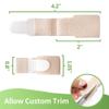 Niupiour Fabric Hammer Toe Correctors Buddy Wraps, 8 Pack of Toe Bandages Protectors for Women and Men, Hammer Toe Straightener for Overlapping, Toe Splints for Crooked, Curled, Bent and Broken, Relief Foot Pain view 2