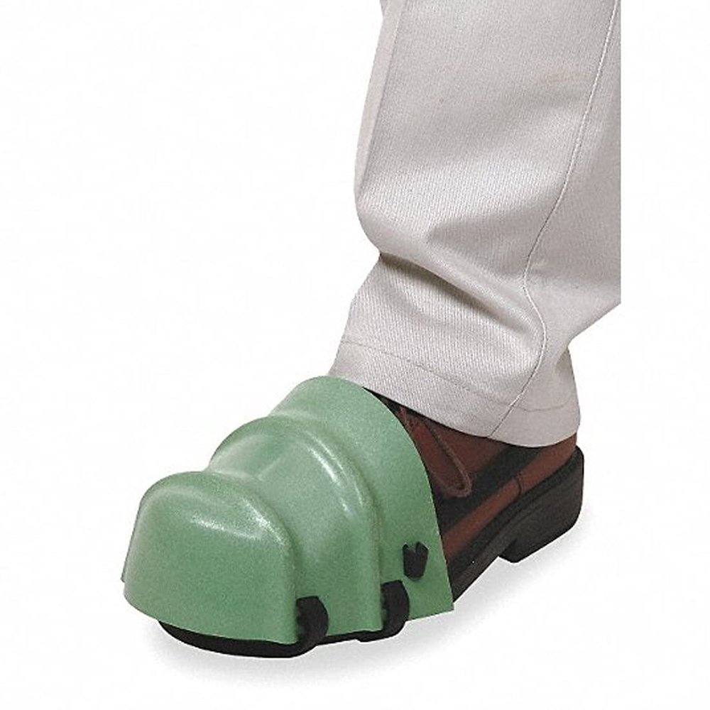 Attisstore Foot Guard, Steel Toe Shoes for Woman and Man with Adjustable Strap, Metatarsal Guards, Metguard Metatarsal Protector, Universal Size, Plastic, 1 Pair