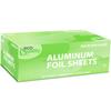 Premium Silver Aluminum Foil Sheets Pre Cut Pop Up, 12" x 10.75" - For Restaurants, Lunch, Takeout, To Go, Lunch bag, Sandwich, Catering, Kitchen, Grill, Stove, Baking, Disposable (3) view 1