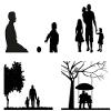 1/4 Sheet - Father's Day Dad Silhouette Birthday - D24718-2D Edible Cake Cupcake Party Topper view 1