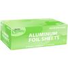 Premium Silver Aluminum Foil Sheets Pre Cut Pop Up, 9 x 10.75 inch - For Restaurants, Lunch, Takeout, To Go, Lunch bag, Sandwich, Catering, Kitchen, Grill, Stove, Baking, Disposable (3) view 1