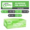Premium Silver Aluminum Foil Sheets Pre Cut Pop Up, 9 x 10.75 inch - For Restaurants, Lunch, Takeout, To Go, Lunch bag, Sandwich, Catering, Kitchen, Grill, Stove, Baking, Disposable (3) view 2