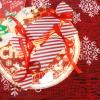 DARENYI 50 Pcs Christmas Candy Boxes Empty Treat Boxes with Ribbon Red Small Candy Boxes for Sweets, Chocolate, Decoration Gift Boxes Party Favor Boxes Cookie Boxes for Xmas, Wedding Party Wrap Bag view 3