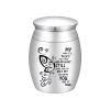 SOITIS Small Urn for Ashes 1.57 Inches Small Keepsake Urn for Human Ashes Butterfly Mini Urn Stainless Steel Ash Holder Small Ash Urn for Women, Silver Keepsake view 1