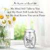 SOITIS Small Urn for Ashes 1.57 Inches Small Keepsake Urn for Human Ashes Butterfly Mini Urn Stainless Steel Ash Holder Small Ash Urn for Women, Silver Keepsake view 4