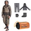 Lixada Mesh Suit Set with Jacket Hood, Mitts, Socks & Storage Sack - Ultra-fine Net Mesh Clothing for Fishing Hiking Camping view 1