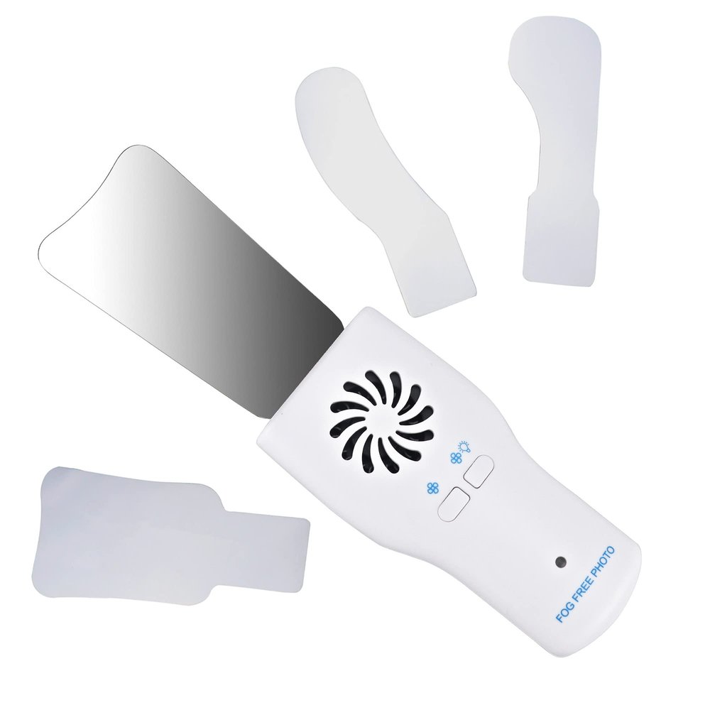 XUX Dental Automatic Anti-Fog Mirrors for Oral Photography Reflector Glass Defog Mirrors Orthodontic for Buccal oOcclusal Lingual