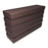 8 Qty - Dark Chocolate-Brown Cotton Filled Gift Boxes - Size 8" x 2" x 7/8" - USA Made -- Holidays/ Birthdays /Sales/ Storage/ Display/ Travel - view 2