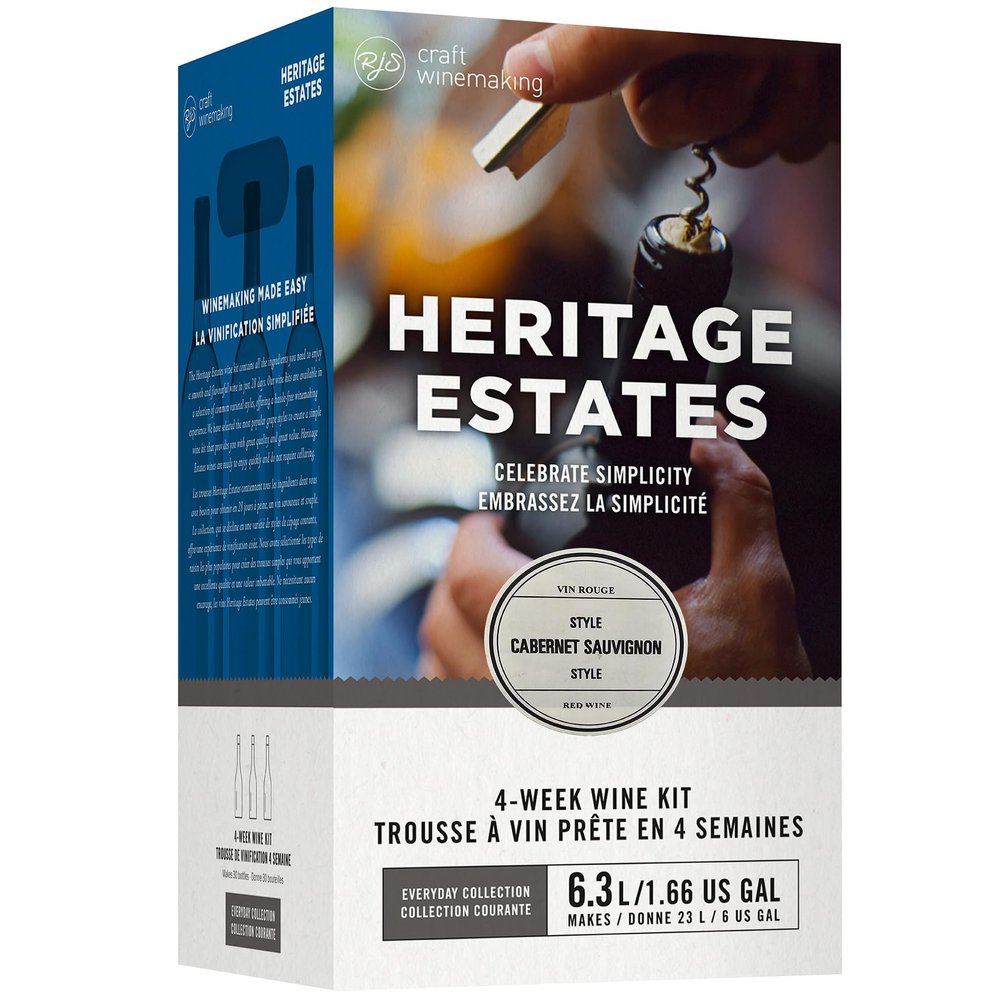 Wine Ingredient Kit - Heritage Cabernet Sauvignon Wine Ingredient Kit