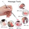 Agatige Dual Head Facial Reflexology Tools, Stainless Steel Face Acupressure Pen Portable Ear Acupuncture Body Point Probe Massage Tool for Deep Tissue(15cm) view 3