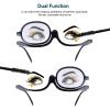 Agatige Makeup Glasses with Magnify Eye,Rotating Makeup Glasses for Women Makeup Essential Tool(Black 350) view 2