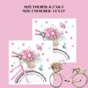 Keep Unique 20-ct 13x13 Flowers Paper Luncheon Decoupage Napkins, 3-Ply Servilletas Printed Flower Spring Bicycle Cocktail Napkin for Art, Dinner and Party, Disposable Napkins Decor view 4