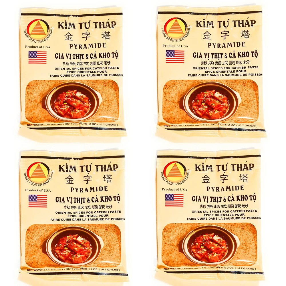 Pyramide Oriental Spices For Catfish Paste 2 Oz(4 Pack)