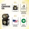 Pure Authentic Siberian Altai Golden Mountains Shilajit Resin 100g 3.53oz - Measuring Spoon  Quality & Safety Certificate in Each Box view 4
