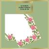 Keep Unique 20-ct 13x13 Flowers Paper Luncheon Decoupage Napkins, 3-Ply Servilletas Printed Flower Border Cocktail Napkin for Art, Dinner and Party, Disposable Napkins Decor view 3