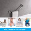 WYZDCP Bathroom Non-Slip Safety Grab Bar L-Shaped 304 Stainless Steel Bathroom Toilet Bathtubs Kitchens Grab Rail Towel Bar view 2