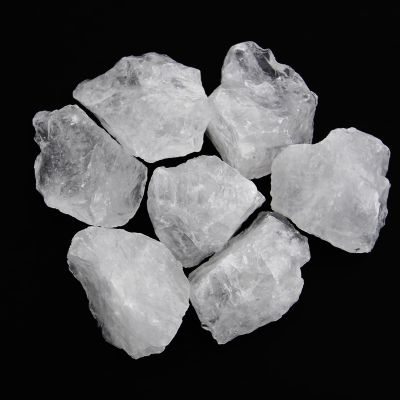 1.1lb Bulk Raw Clear Quartz Stone Rough Crystal-Natural Clear Quartz Raw Stones Crystal for Tumbling, Cabbing, Fountain Rocks, Decoration,Polishing, Wire Wrapping, Wicca & Reiki Crystal Healing