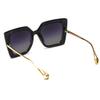 bullabulling Retro Reader Sunglasses Women Men Reading Under the Sun Square Fashion Glasses -Not Bifocals (black, 1.75) view 4
