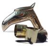 Yusra Gifts Antique Embossed 3.7 Eagle Head Handle for Walking Stick Canes Shaft Vintage-Look Brass Handles with Carved Detailing, 3.7 x 0.8 x 2.4 inches view 3