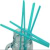 Made in USA Pack of 250 Unwrapped BPA-Free Plastic Drinking Straws (Teal - 10" X 0.28") view 2