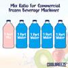 Coolbreeze Beverages Blue Raspberry Slush Ready to Use Frozen Drink Machine Mix, Granita, Slushy Flavor Syrup - (One Case) view 2