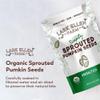 Lark Ellen Farm Sprouted Organic Pumpkin Seeds  Raw, Unsalted, Air-Dried Pepitas for Snacking, Salads, Trail Mix  USDA Organic, Non-GMO, Vegan, Gluten-Free, Resealable Bag (14 oz, 1 Pack) view 3