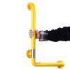WYZDCP Shower Safety Non-Slip L-Shaped Grab Bar Stainless Steel Grab Rail for Elderly Kids Pregnant and Handicapped,Bathroom Safety Aid (Color : Yellow, Size : 70 * 70cm) view 1