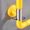 WYZDCP Shower Safety Non-Slip L-Shaped Grab Bar Stainless Steel Grab Rail for Elderly Kids Pregnant and Handicapped,Bathroom Safety Aid (Color : Yellow, Size : 70 * 70cm) view 4
