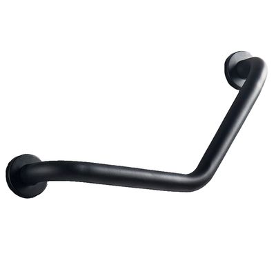 WYZDCP Black White 304 Stainless Steel Bathroom Grab Bars, Non-Slip Bathtub Grab Handle in Toilets for Elderly, Toilet Safety Handles (Color : Black)