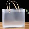 10Pack Clear Gift Bags with Handles Bulk Clear Bouquet Bags PVC Gift Bags Clear Tote Bags Party Favors Bags for Wedding Birthdays Bridal Showers Festival Treat Bag White Frosted Bags Retail Bags