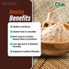 Dals Foods Healthy Nutritious Fufu, Slimweet | 100% Natural Flour, Low-Carb, Plant-Based Fiber & Protein Blend, Gluten Free Baking & Cooking, Non-GMO Grain Free | Keto Substitute to Grains & Starch| Packaged in USA view 3