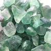 Healing Crystals Tumbled Gemstone Natural Green Fluorite Rough Stones for Home Decoration 200-300g view 1