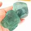 Healing Crystals Tumbled Gemstone Natural Green Fluorite Rough Stones for Home Decoration 200-300g view 2